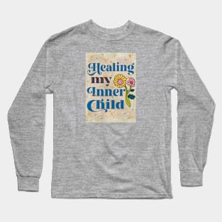 HEALING MY INNER CHILD SHOPPING POSTER STICKER Long Sleeve T-Shirt